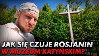 Rosjanin w Muzeum Katyńskim [upl. by Anaibaf]