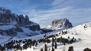 Giro del Sellaronda arancione  The Sellaronda ski route Dolomiti 2024 PT 1 [upl. by Hedwiga]