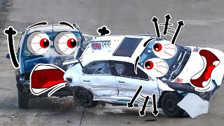 Banger Racing Angmering Raceway  Car Crash Compilation Woa Doodles  Funny Video  Prank  Tik Tok [upl. by Azilanna236]