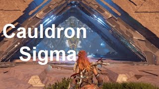 Horizon Zero Dawn  Cauldron SIGMA Walkthrough [upl. by Attebasile]