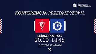 Konferencja prasowa przed meczem Górnik Zabrze  Stal Mielec [upl. by Modestine60]