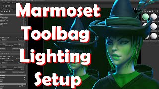 Marmoset Toolbag Lighting and Material SetUp [upl. by Waldemar]