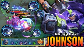 21 Kills Johnson Mage Build is Finally Back on META  Build Top 1 Global Johnson  MLBB [upl. by Starks]