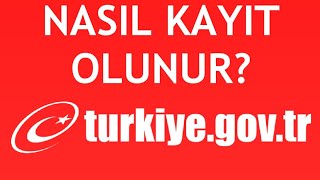 EDevlet Nasıl Kayıt Olunur Hesap Açma Nasıl Yapılır [upl. by Hillard]