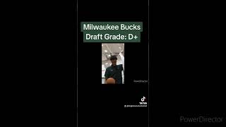 Milwaukee Bucks Draft Grade D [upl. by Asserrac]