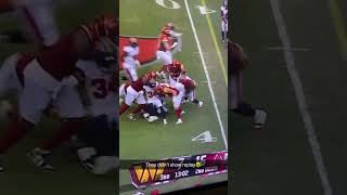 Buccaneers cornerback Bryce hall 34 injured on this play injury nfl [upl. by Ruddy]