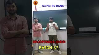 SGPGI SELECTION  AIR 89  Acconian BHOOPENDRA  BATCH 37  NURSING OFFICER  NORCET COACHING [upl. by Ennaxor]