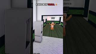 FAKE BOX TROLLING IN MM2 😂 roblox mm2 [upl. by Nonnel]