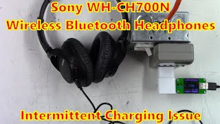 Sony WH CH700N Wireless Bluetooth Headphones that will not charge No parts required repair [upl. by Eriha]