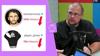 Brendan and Pieper Lose Followers After BIP Scheme [upl. by Ahsinned337]