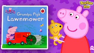 🐷PEPPA PIG  Grandpa Pigs Lawnmower 🚜Kids Books Read Aloud [upl. by Lauretta496]