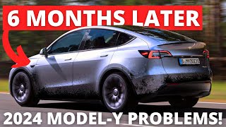 TESLA MODEL Y 6 MONTHS LATER LONG TERM REVIEW 2024 full review [upl. by Anpas]