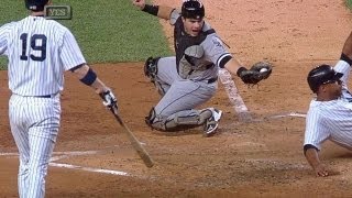 CWSNYY Wells steals home as part of a double steal [upl. by Gar]