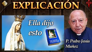 ☝️Explicación del Tercer Secreto de Fátima por el P Pedro según el Libro Azul del P Gobbi [upl. by Hayton]