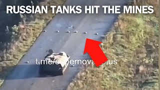 Russian T90 Tanks amp BMP2 Blow Up After Hitting Ukrainian Landmines [upl. by Suiraj585]