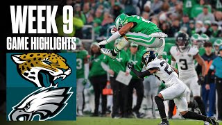 Jaguars vs Eagles  Week 9 Highlights [upl. by Annot]