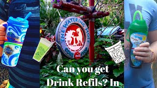 The Truth about refillable drinks at Universal Sea world and Disney Orlando Florida [upl. by Nayrbo65]