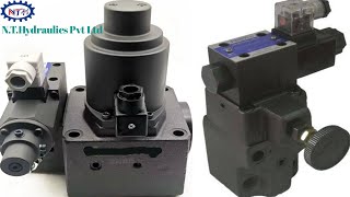 Hydraulic valve Yuken EFBG Series Proportional Electrohydraulic Relief a [upl. by Rendrag]