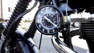 Compression Test of Royal Enfield Motorcycle Engine [upl. by Yrtsed]