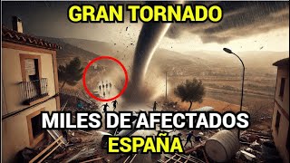 GRAN TORNADO GENERA CAOS Y DESTRUCCION DEJANDO A MILES DE AFECTADOS EN ESTE PAIS [upl. by Ecirum464]