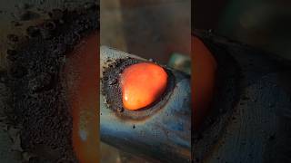 look at how this welder closes the hole in the iron pipe by welding [upl. by Alleahcim378]