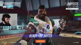 Dafran BAPTISTE COMPETITIVE Gameplay  OVERWATCH VOD Replays [upl. by Derron408]