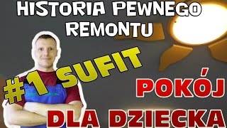 Jak przykleić tapetę sufit  pokój dziecięcy 1 [upl. by Daniella]