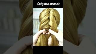 Easy fishtail braid 🐠 [upl. by Emelda]