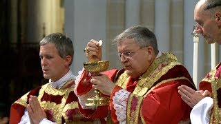 Pèlerinage de Pentecôte 2017  Messe de clôture à Chartres V2 [upl. by Enirrok]