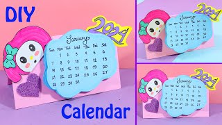 How to Make Desk Calendar  DIY Paper Calendar at Home  Cute Origami Calendar Idea [upl. by Lymn257]