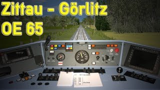 ★ FÜHRERSTANDSMITFAHRT DER ODEG OE65  Zittau nach Görlitz Loksim3D HD [upl. by Einwat]