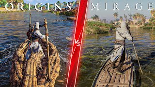 Assassin’s Creed Mirage vs Origins Comparison  Direct Comparison Attention to Detail amp Graphics [upl. by Wichman]