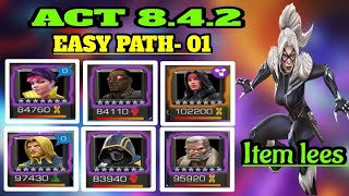 Mcoc Act 842 Easy path Completion [upl. by Odnarb482]