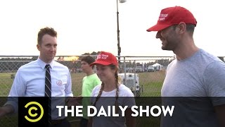 Jordan Klepper Fingers the Pulse  Clinton and Trump Supporters Find Common Ground The Daily Show [upl. by Alleynad]