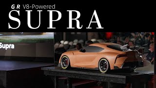 Toyota Unveils V8Powered GR Supra for Supercar Championship What to Expect [upl. by Kylynn]