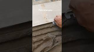 instalación de porcelanato de 120x20 porcelanato construction [upl. by Britni]