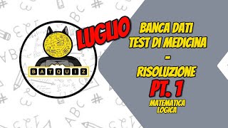 NUOVA BANCA DATI MEDICINA  LUGLIO 2024  LIVE QUIZ SOLUZIONI  SECONDA SESSIONE  PARTE 1 [upl. by Willamina67]