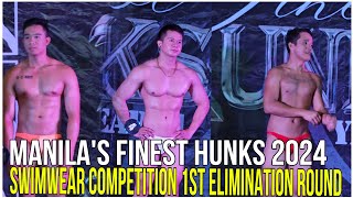 MANILAS FINEST HUNKS 2024 YEAR 11 SWIMWEAR COMPETITION 1ST ELIMINATION ROUND [upl. by Rosaline]