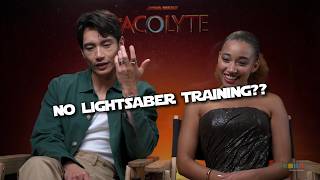 Manny Jacinto lying about his Acolyte character for 2 minutes straight [upl. by Elboa970]