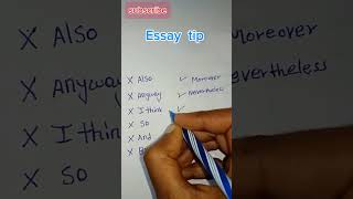 Key Words for Essay Writing  Improve Your English Skills shorts [upl. by Perusse]