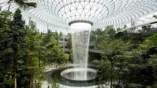 inside the new R19 billion complex at Singapores Changi Airport  the Jewel [upl. by Favian]