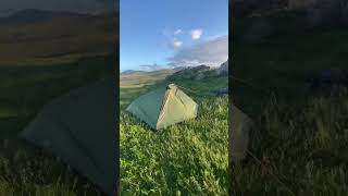 Cheviots in the wind wildcamping camping cheviots wind [upl. by Akiwak]