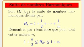 Raisonnement par récurrence suite recurrence baccalauréat [upl. by Aninahs155]