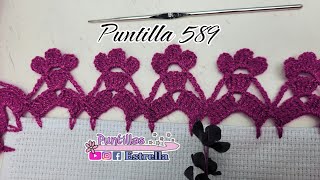 Puntilla de 3 vueltas  no 589 [upl. by Notsle]