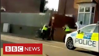 UK police accused of targeting black men with tasers  BBC News [upl. by Neale345]