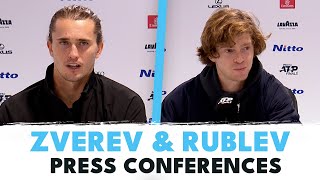 Zverev amp Rublev React To Round Robin Clash  Nitto ATP Finals 2024 [upl. by Foss]