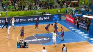 Highlights SloveniaFrance EuroBasket 2013 [upl. by Giglio]