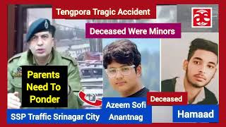 Two Minors Killed In Thar Accident In Tengpora Srinagar Yesterday [upl. by Evars128]