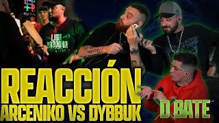 REACCION ARCENIKO VS DYBBUK DTOKE KLAN BARBA ROJA  📍LIGA UNDERDOGS 📞LOS LLAMAN EN VIVO [upl. by Ociral]