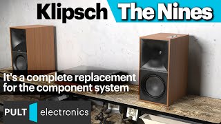 Klipsch The Nines is a complete replacement for a component stereo system [upl. by Atinit]